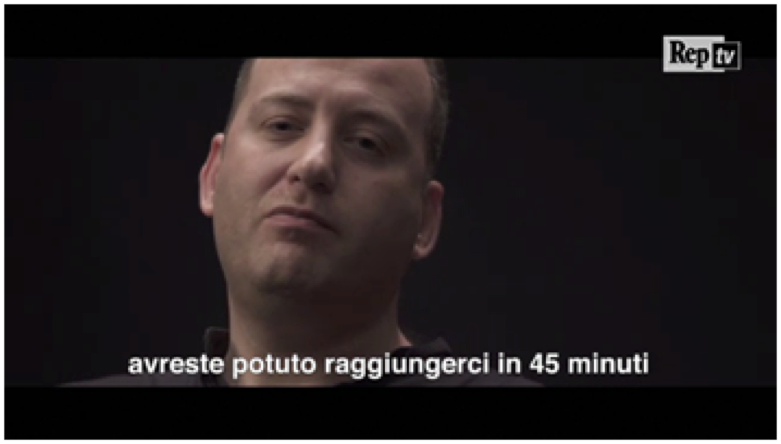 Figure 3: Un unico destino (2017), episode 5. 42º Parallelo, 2017. Screenshot